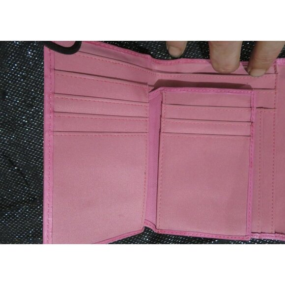 BOGO Fossil Vintage 90"s Mixed Suede & Leather Patchwork Tri-fold Wallet 4 X 6 - Picture 8 of 11